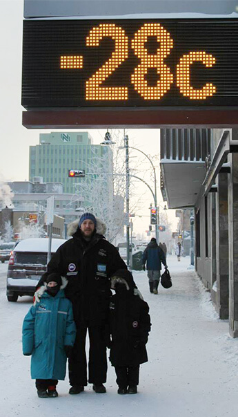 Jason and Kids in Yellowknife