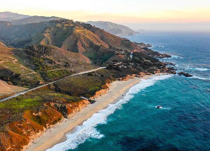 Highway 1 along the Pacific Coast