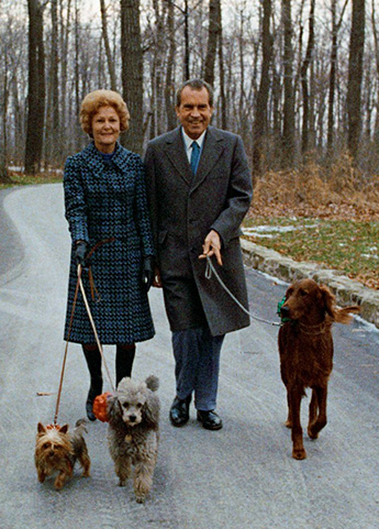 President Richard Nixon and his wife Pat