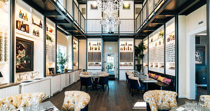 Durant & Booth tasting salon - modern preserved history