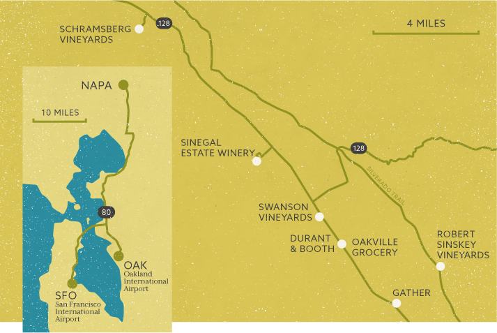 Napa Valley Map