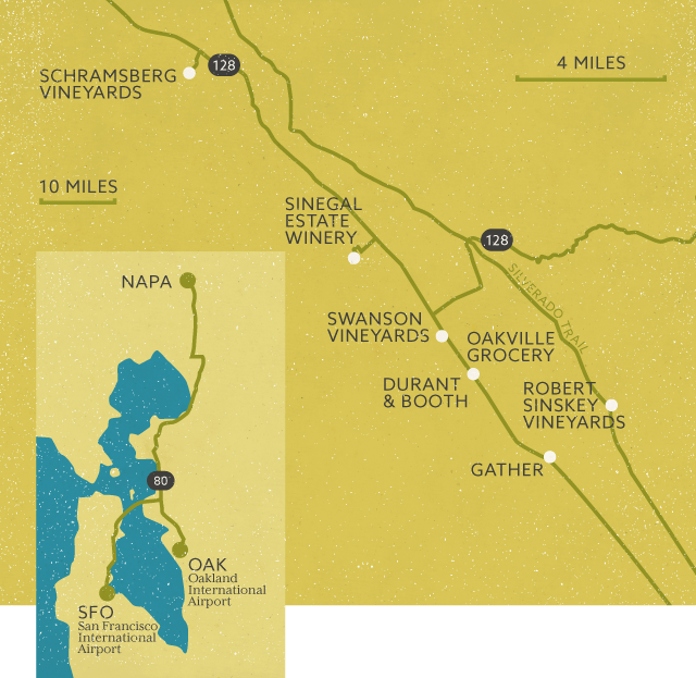 Napa Valley Map Mobile