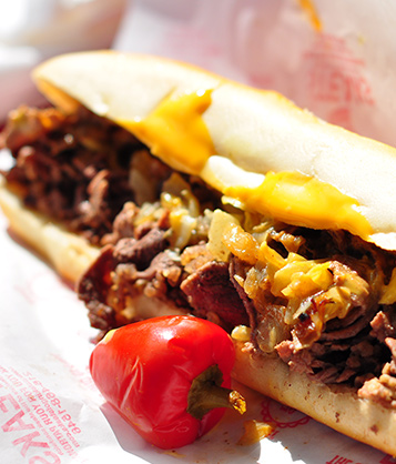 Fly to Philadelphia from Wichita - Visit the Pat's King of Steaks