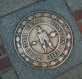 The Freedom Trail has 16 historical sites