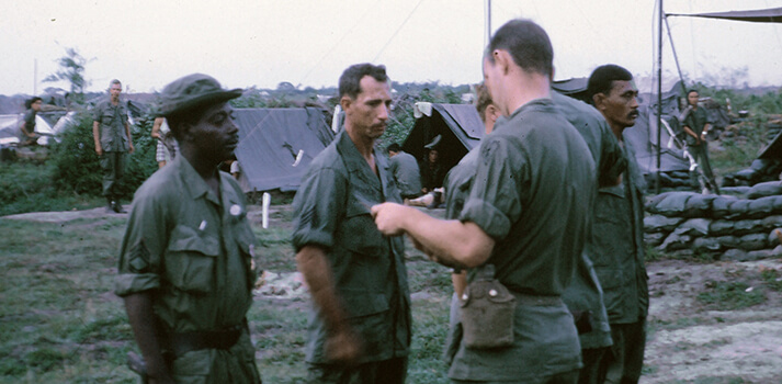Babcock awarded purple heart from Vietnam War