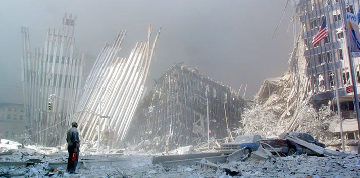 aftermath of twin towers