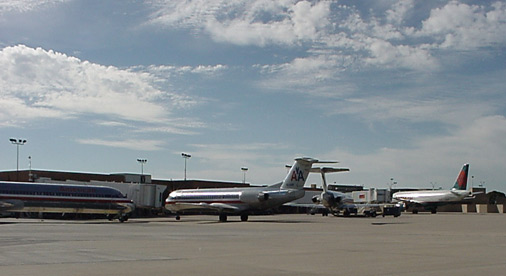 airplanes on tarmac