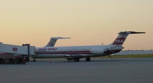 us airways plane on tarmac