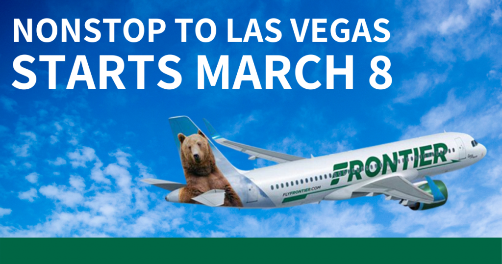 Frontier Airlines Announces Nonstop Flights to Las Vegas
