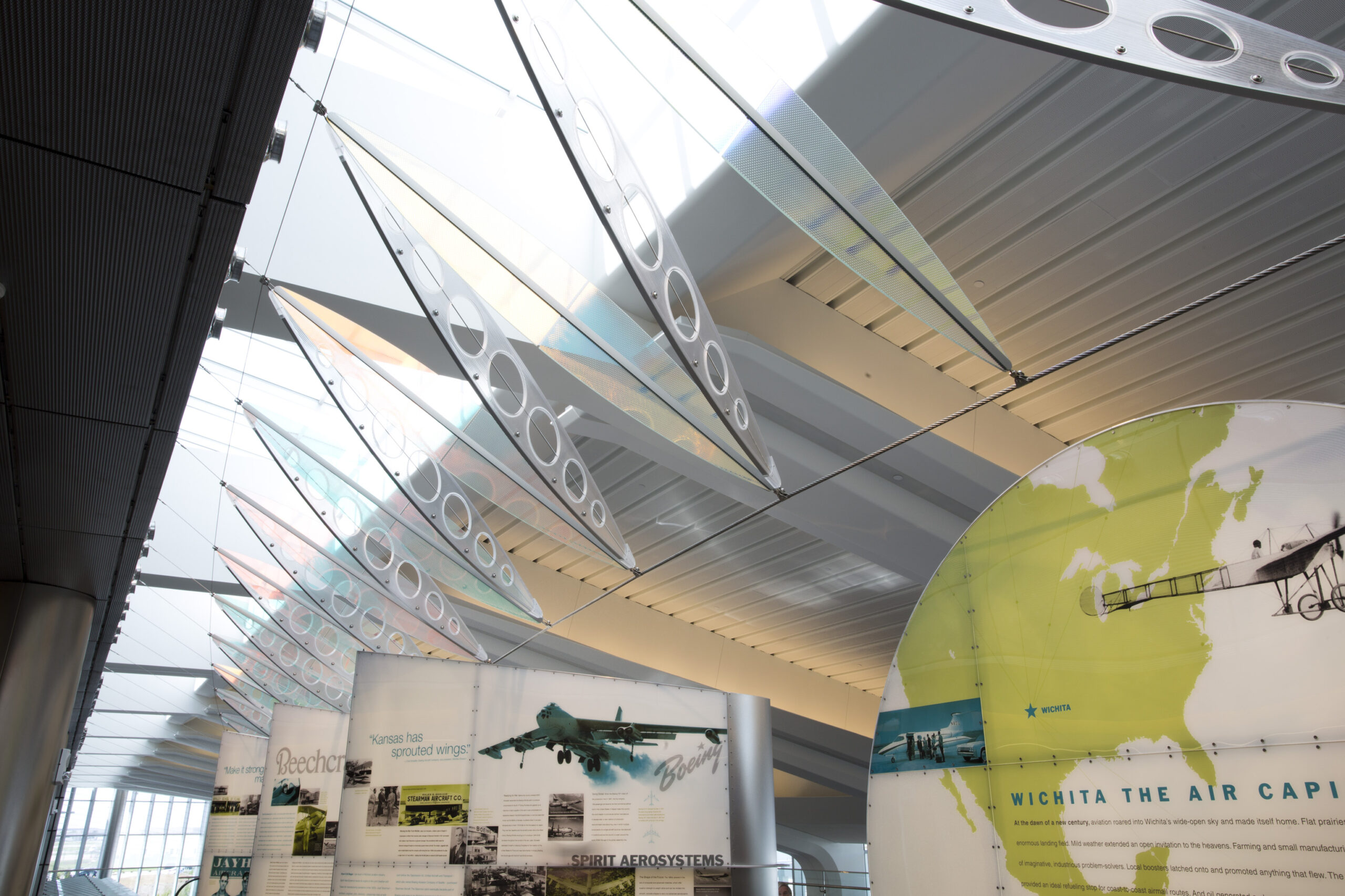 design of flight display at eisenhower airport
