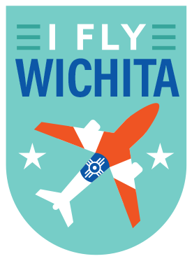 I Fly Wichita Badge